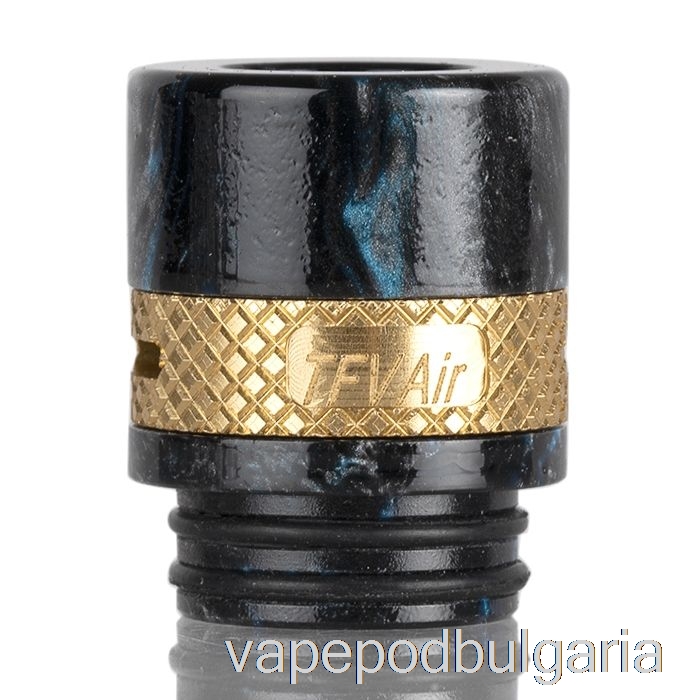 Vape Bulgaria 810 Tfv Air Resin Drip Tip черно / синьо